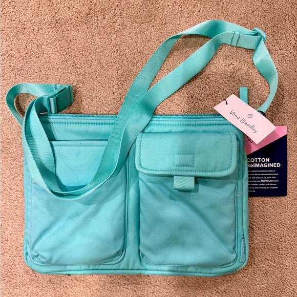 Vera Bradley Handbags - Vera Bradley Turquoise Crossbody Bag